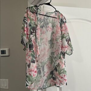 Floral Sheer Kimono